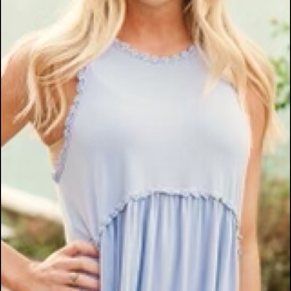 NWOT • POL SLEEVELESS “SWEET AND SIMPLE” BABYDOLL KNIT TOP - Picture 2 of 5